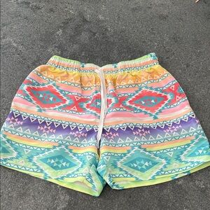 Chubbies Multicolor Geometric Swim Trunks